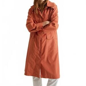 NEW YERSE rain coat in orange